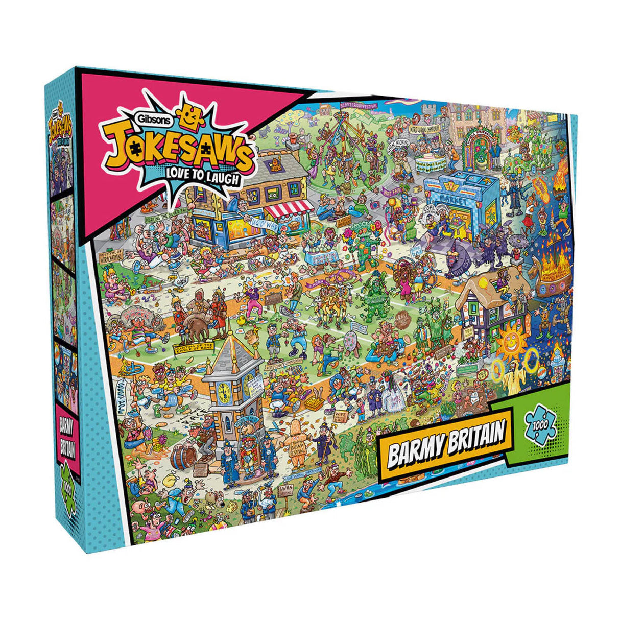 Gibsons Games 1000 Piece Jakesaws Barmy Britain Jigsaw Puzzle