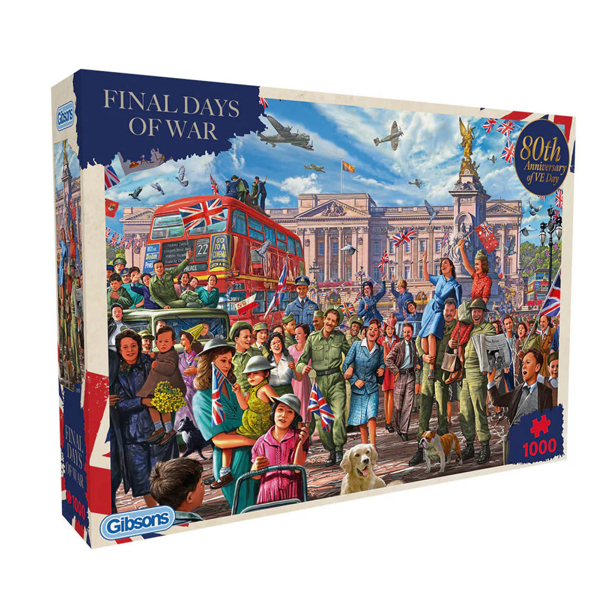 Gibsons Games 1000 Piece Final Days of War Jigsaw Puzzle