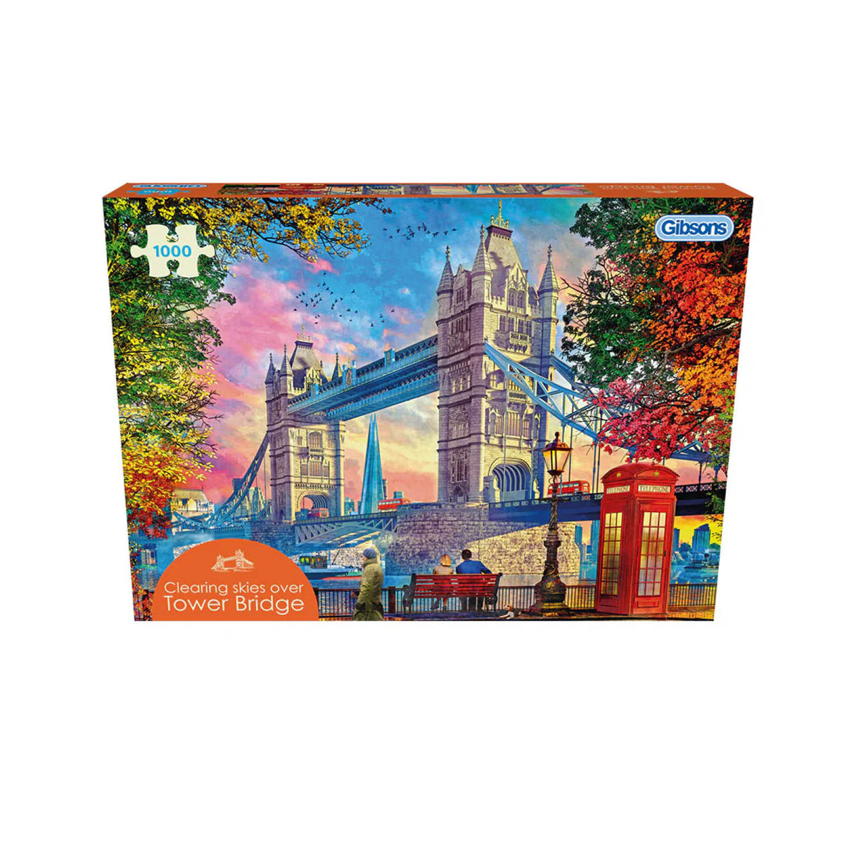 Gibsons Games 1000 Piece Clearing Skies Over Tower Bridge Jigsaw Puzzle
