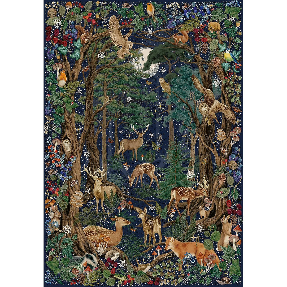 Gibsons Games 1000 Piece Into the Forest Jigsaw Puzzle