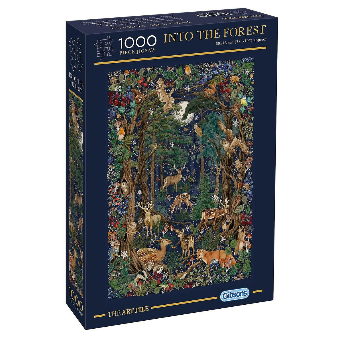 Gibsons Games 1000 Piece Into the Forest Jigsaw Puzzle