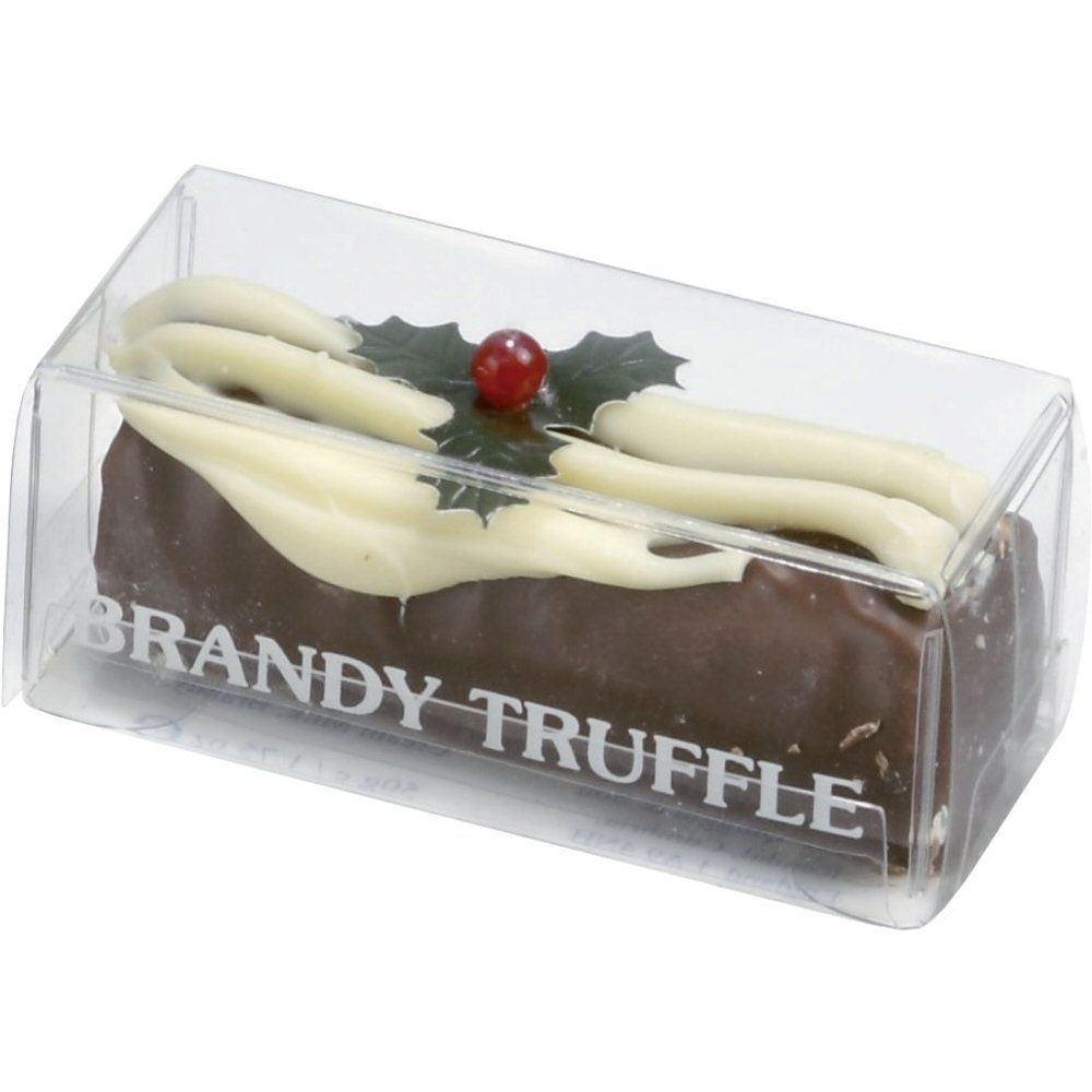 Quiggins 50g Chocolate Brandy Truffle Yule Log