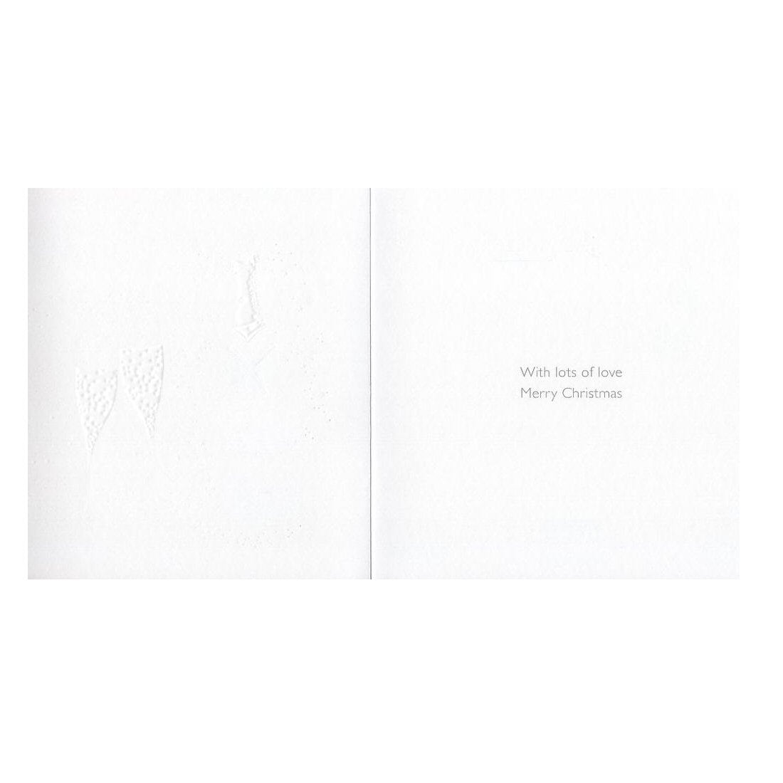 Woodmansterne Two Prancing Reindeer Christmas Card