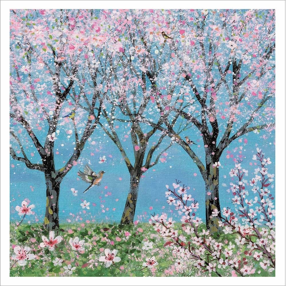 Woodmansterne Spring Blossom Blank Card