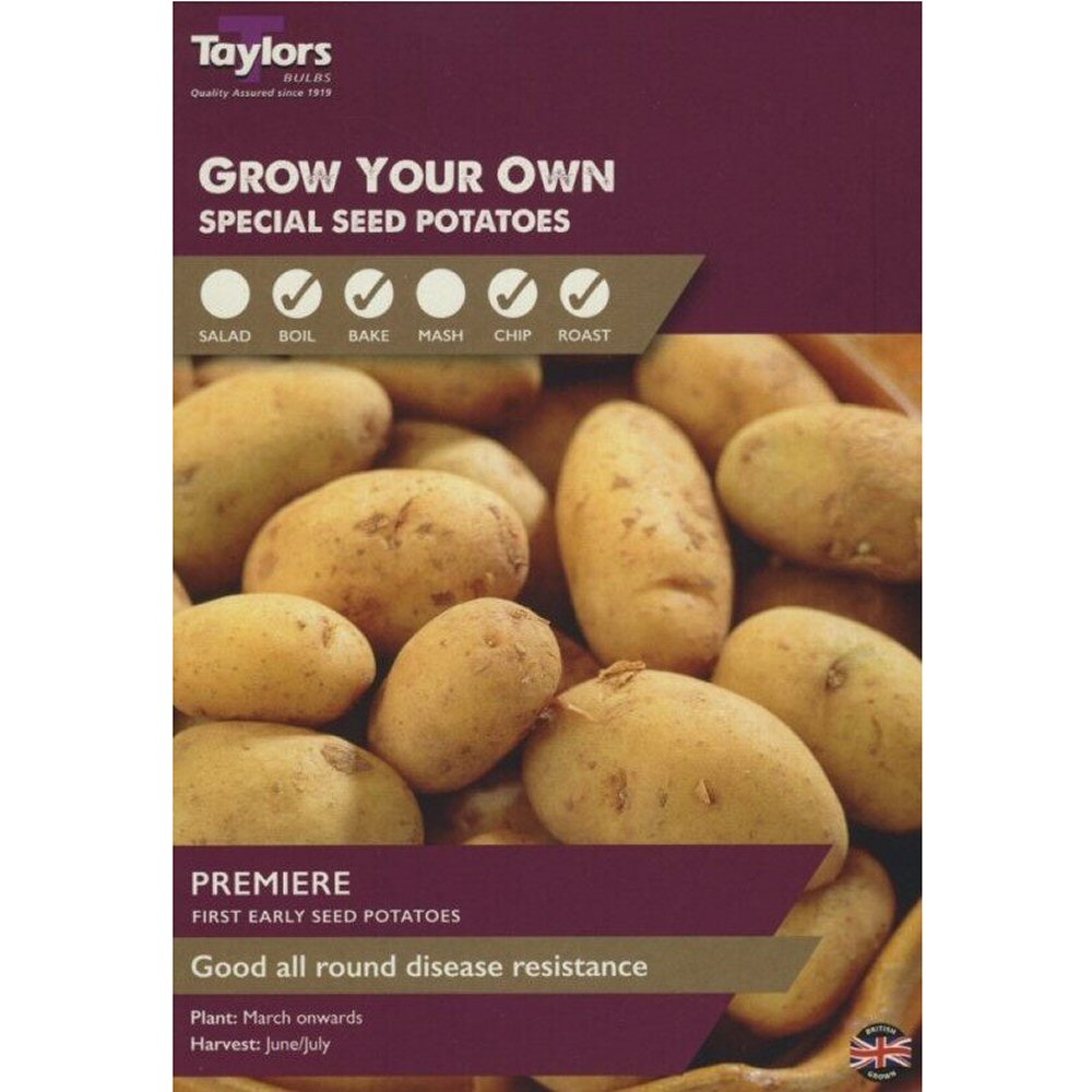 Taylors 8 Premiere First Early Special Seed Potatoes