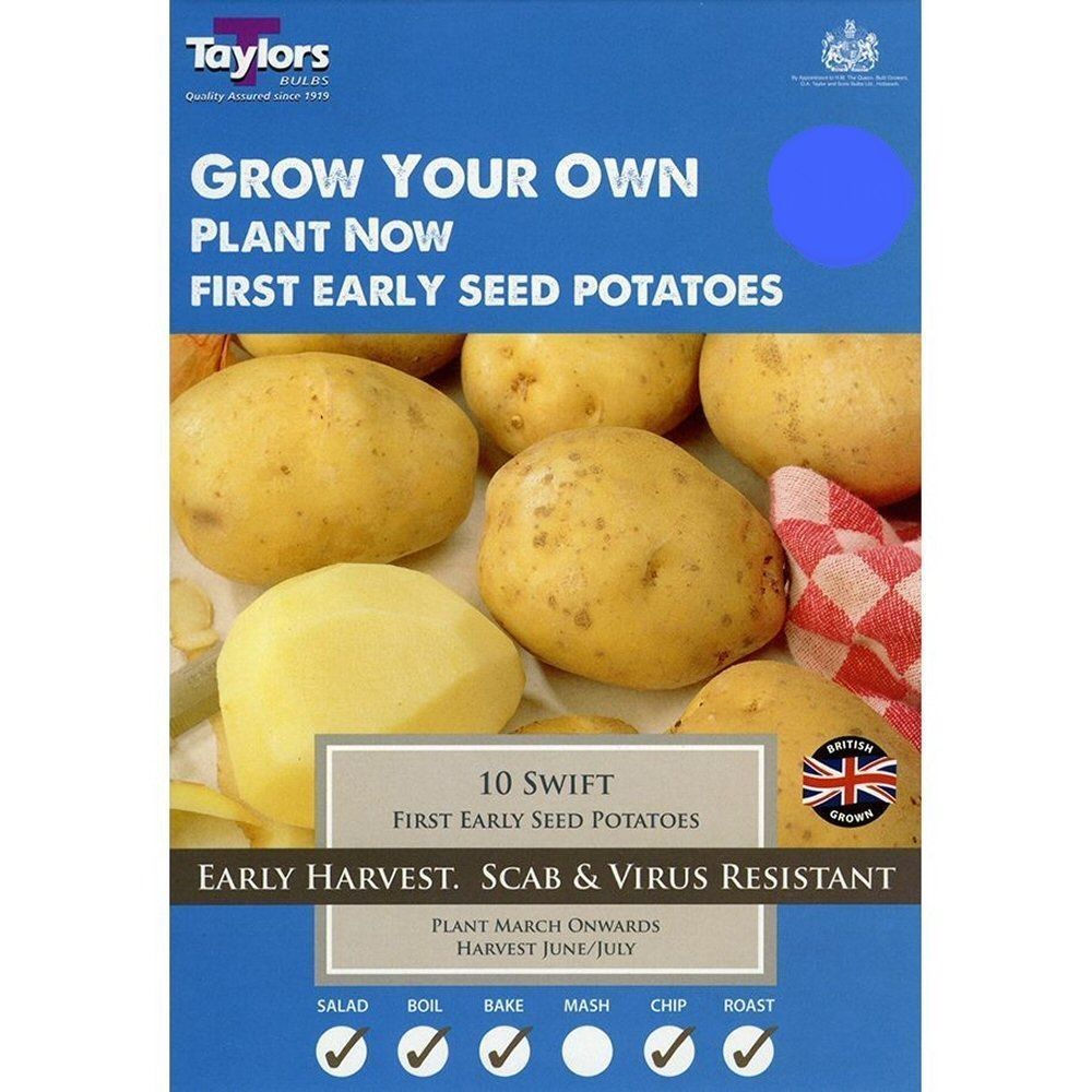 Taylors 10 Swift First Early Seed Potatoes