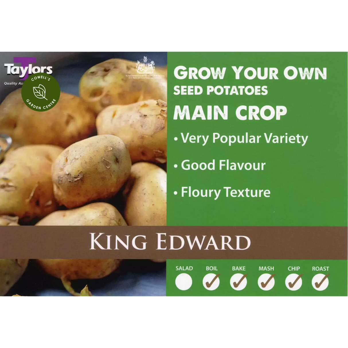 Taylors 2kg King Edward Main Crop Seed Potatoes