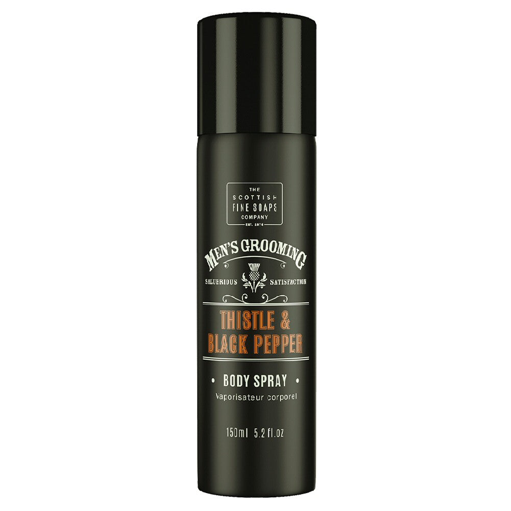 Scottish Fine Soaps 150ml Thistle & Black Pepper Body Spray