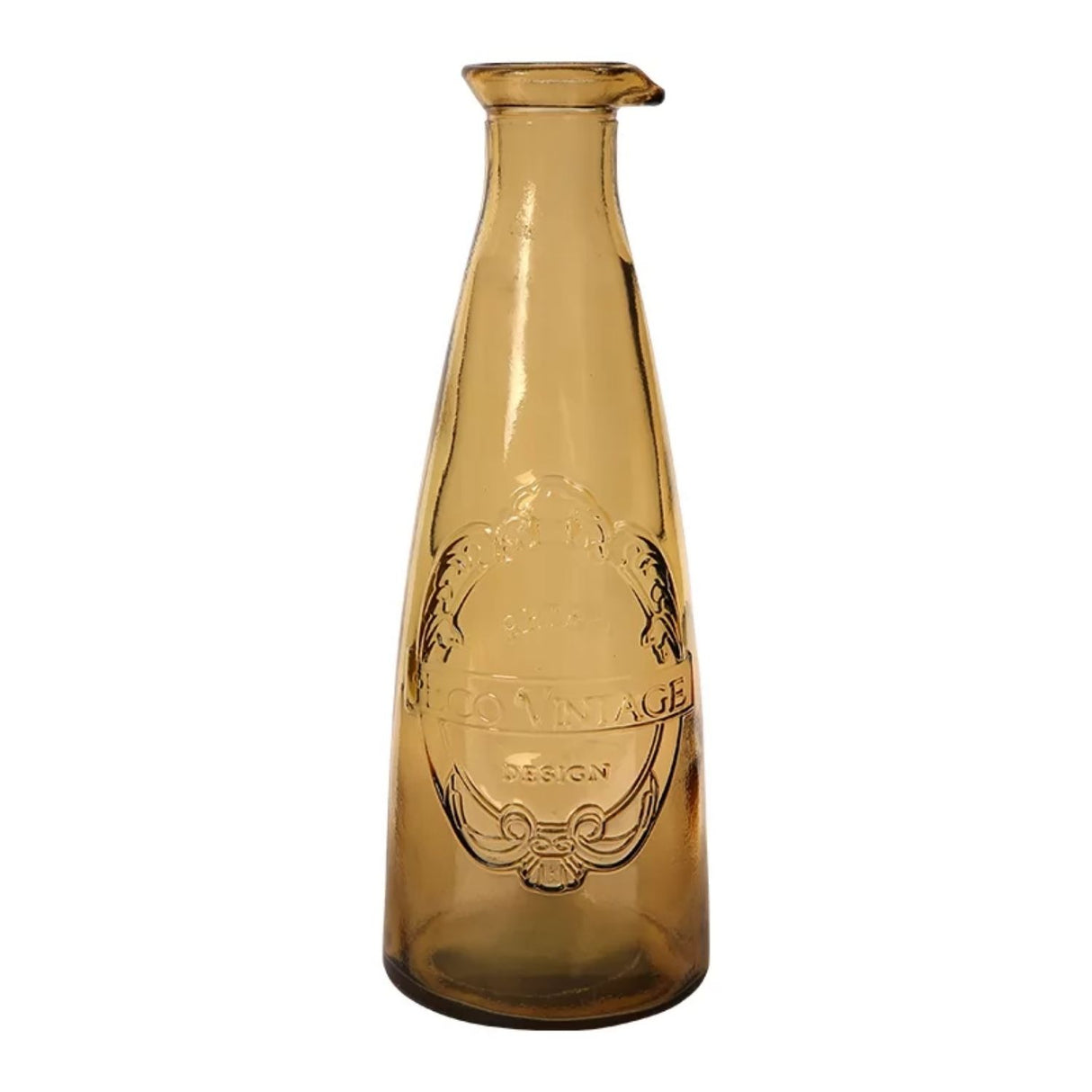 Dexam 1 Litre Ochre Recycled Glass Carafe