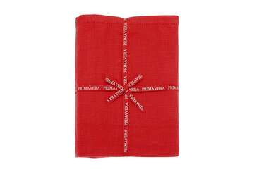 Walton & Co 180cm Primavera Tablecloth Red