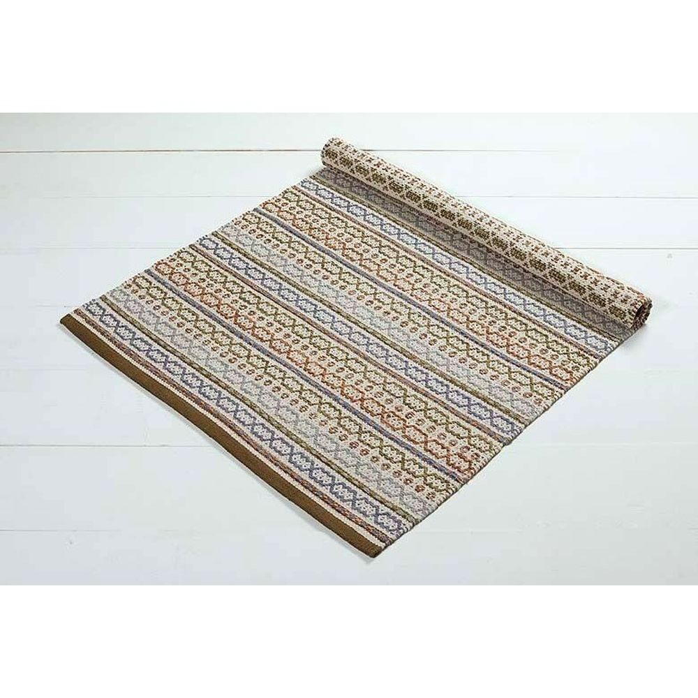 Walton & Co 130cm Barcelona Rug Geometric Pattern 100% Cotton