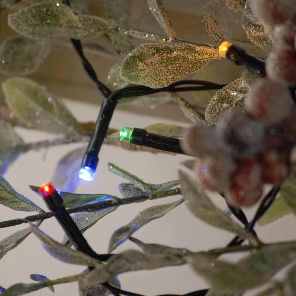 Festive 200 Multi Colour LED Battery Operated String Lights (19.9m)