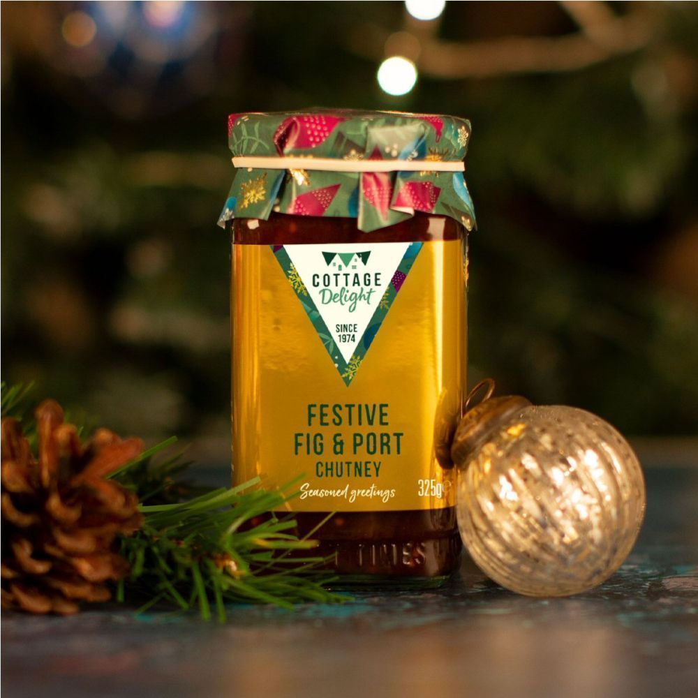 Cottage Delight 325g Festive Fig & Port Chutney