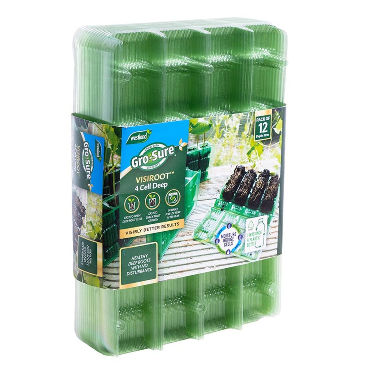 Westland Gro-Sure Visiroot 4 Cell Deep (Pack of 12)