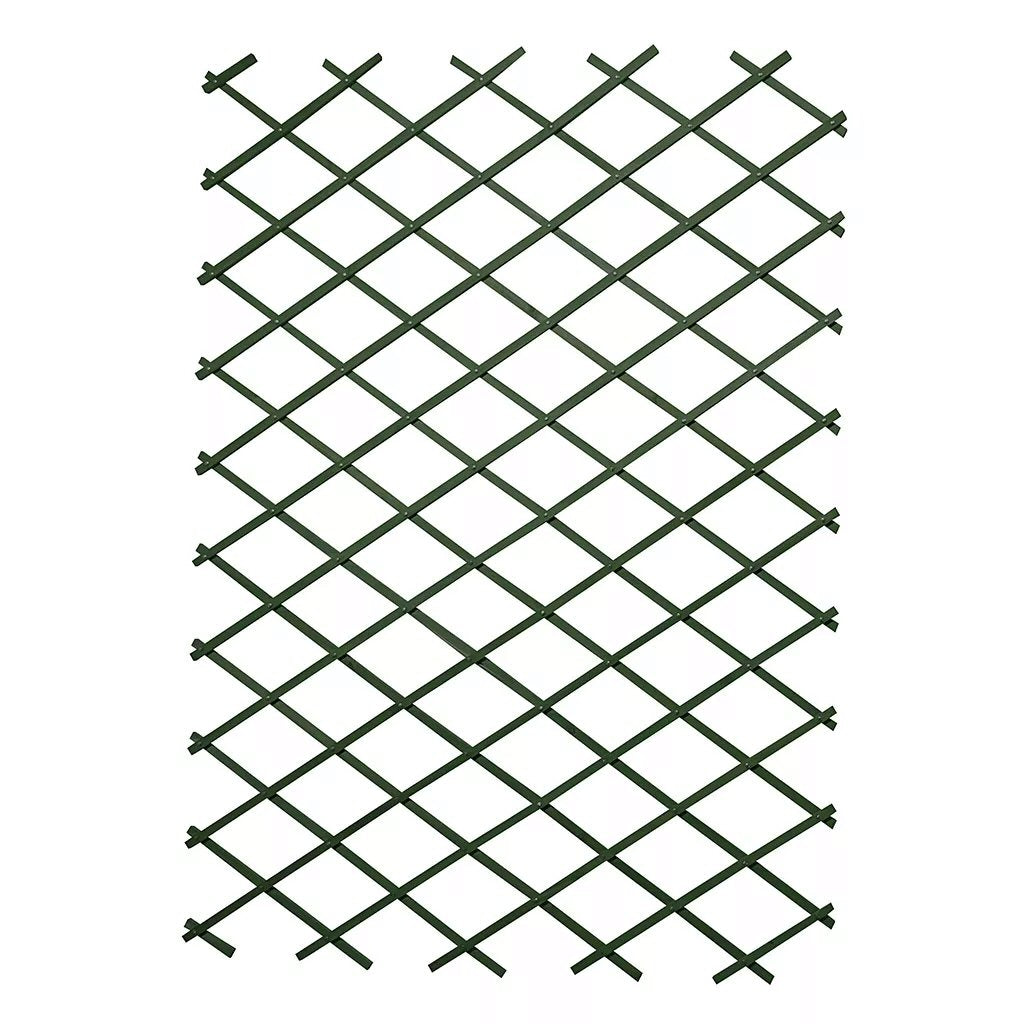Gardman 1.8m x 1.2m Green Riveted Garden Trellis