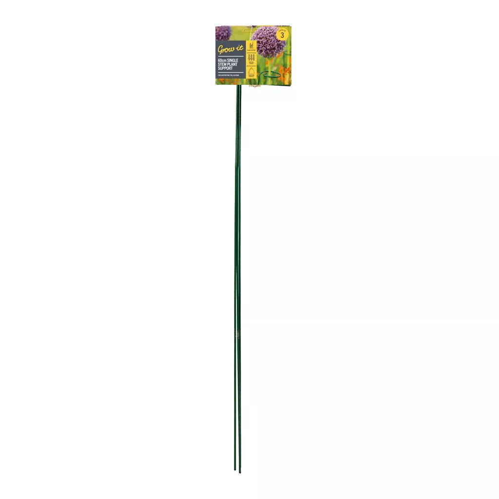 Gardman 1m Single Stem Plant Supports (Pack of 3)