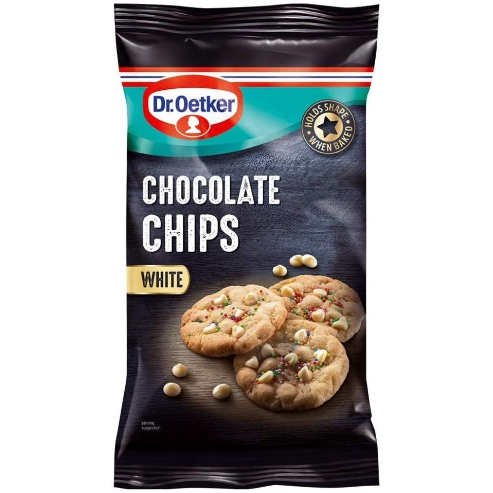 Dr. Oetker 100g White Chocolate Chips