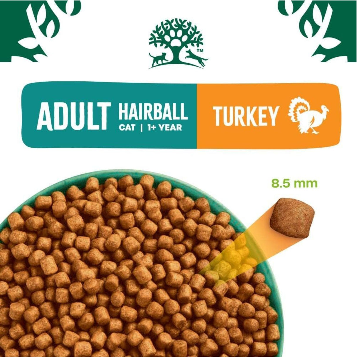 James Wellbeloved 1.5kg Turkey Adult Hairball Dry Cat Food