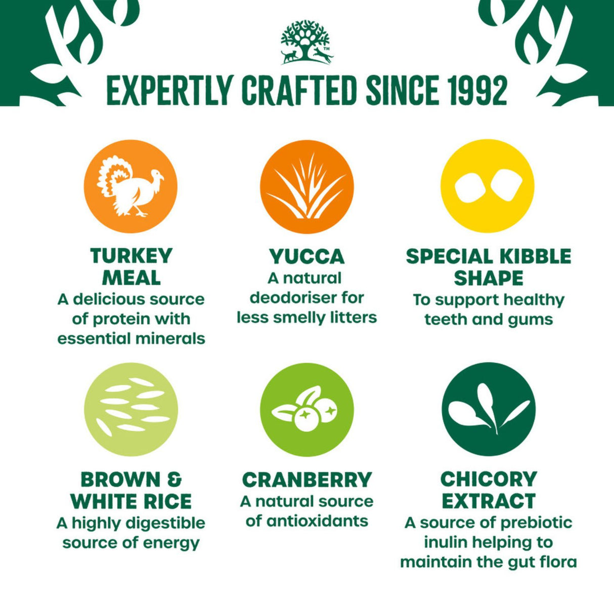 James Wellbeloved 1.5kg Turkey Adult Oral Dry Cat Food