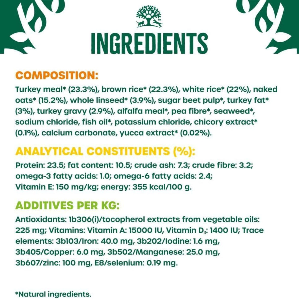 James Wellbeloved 15kg Turkey & Rice Adult Dry Dog Food