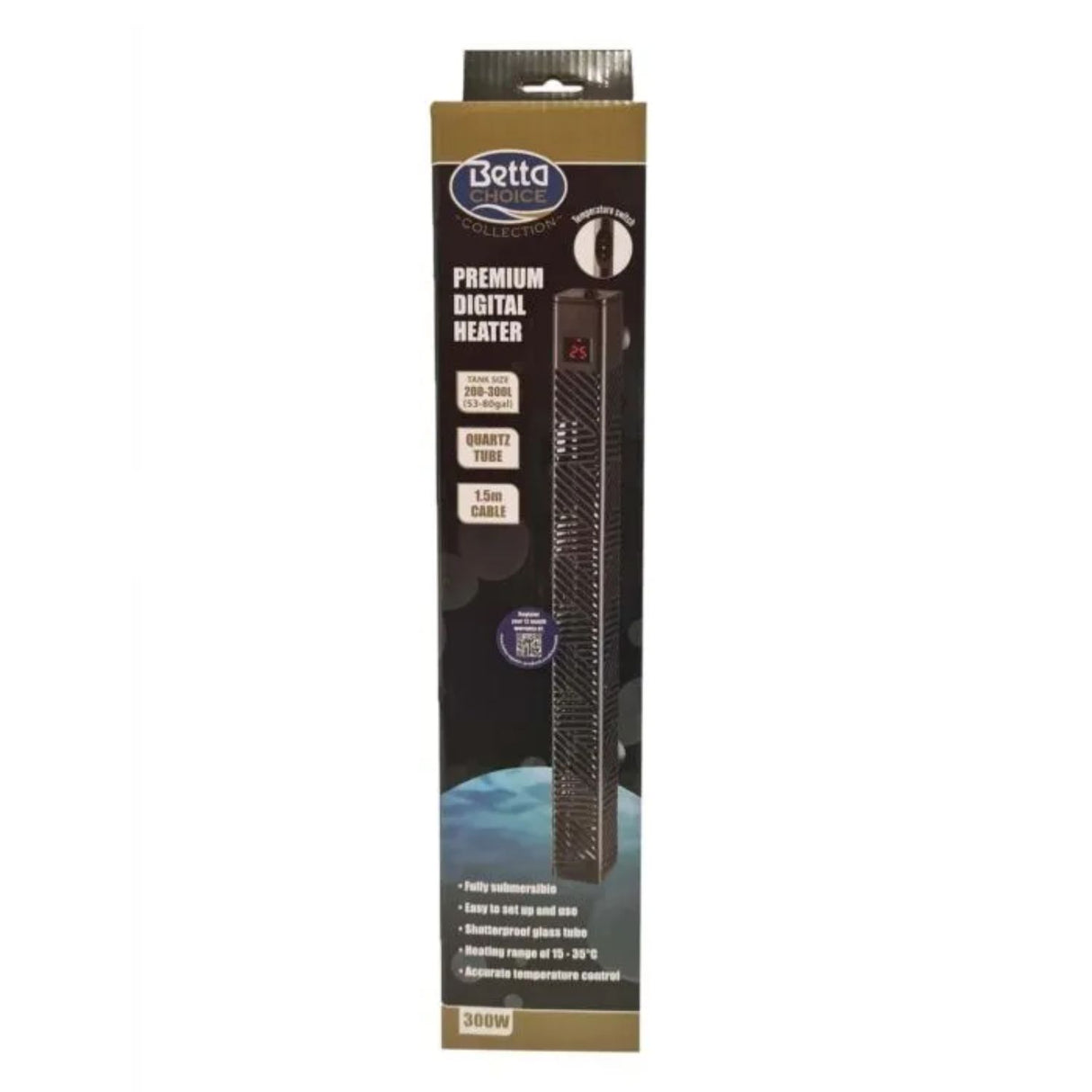 Betta Choice 300w Premium Digital Aquarium Heater
