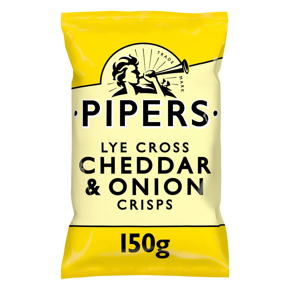 Pipers 150g Lye Cross Cheddar & Onion Crisps