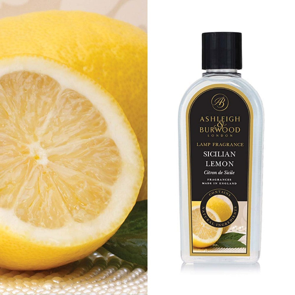 Ashleigh & Burwood 500ml Sicilian Lemon Lamp Fragrance Oil
