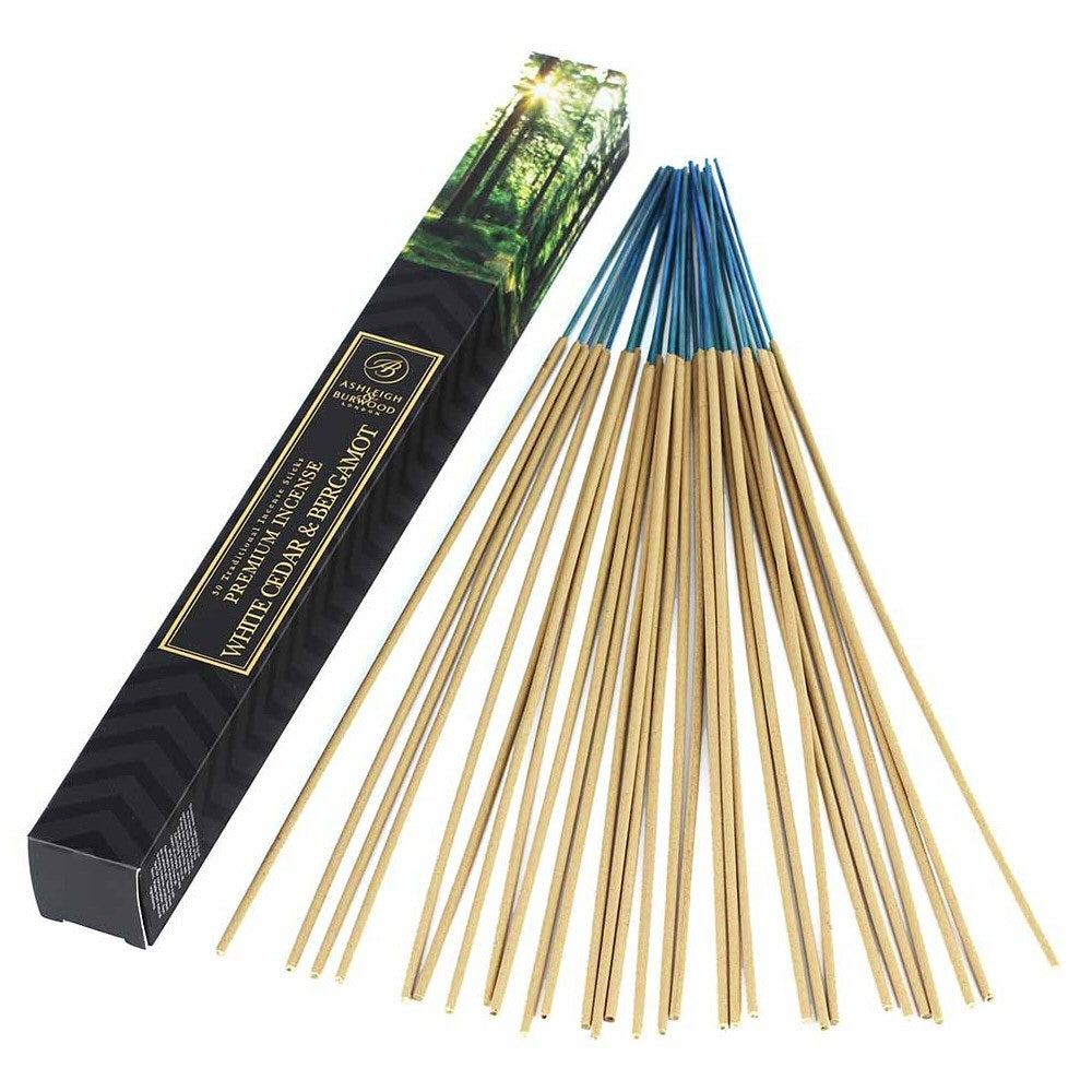 Ashleigh & Burwood 30 White Cedar & Bergamot Incense Sticks