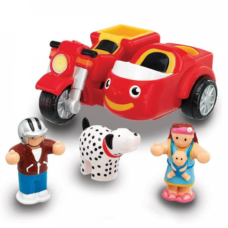 WOW Toys Motorbike Mason and Sidecar