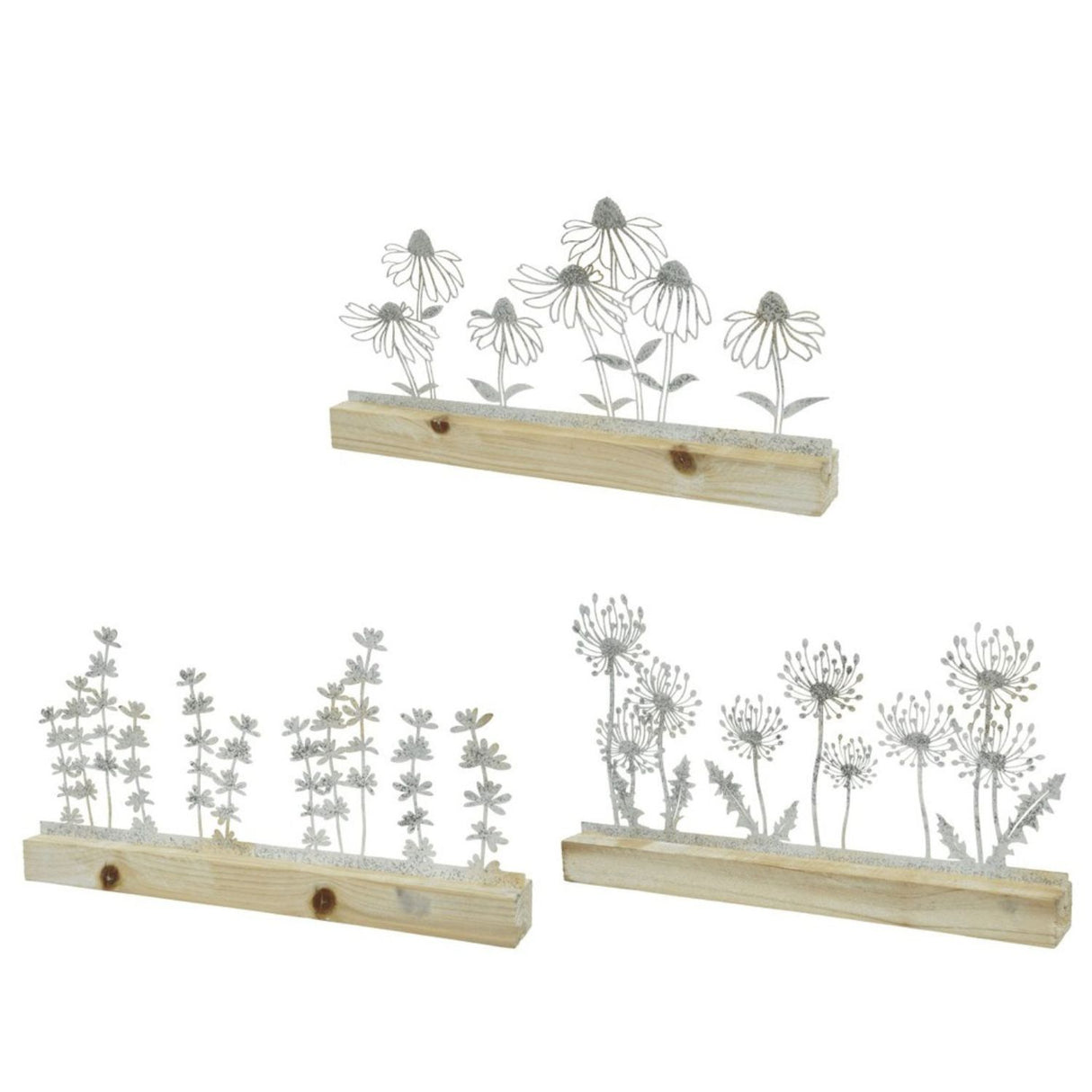 Kaemingk 30cm Iron Flower Decorative Display (Choice of 3)