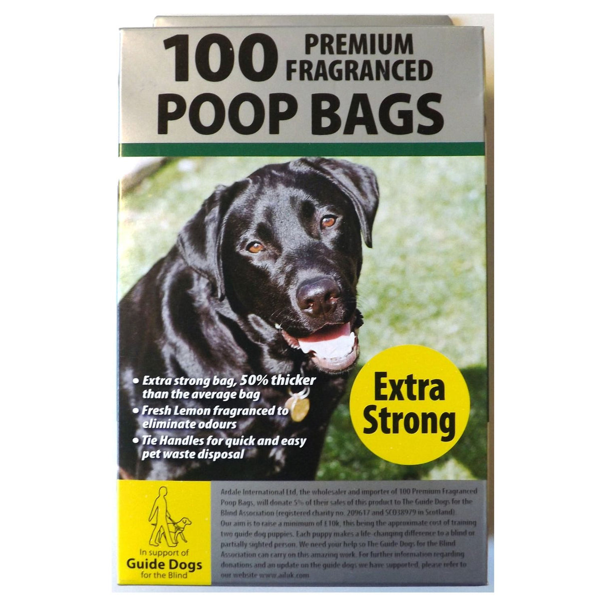 TidyZ Premium Extra Strong Doggy Poop Bags 100 Pack
