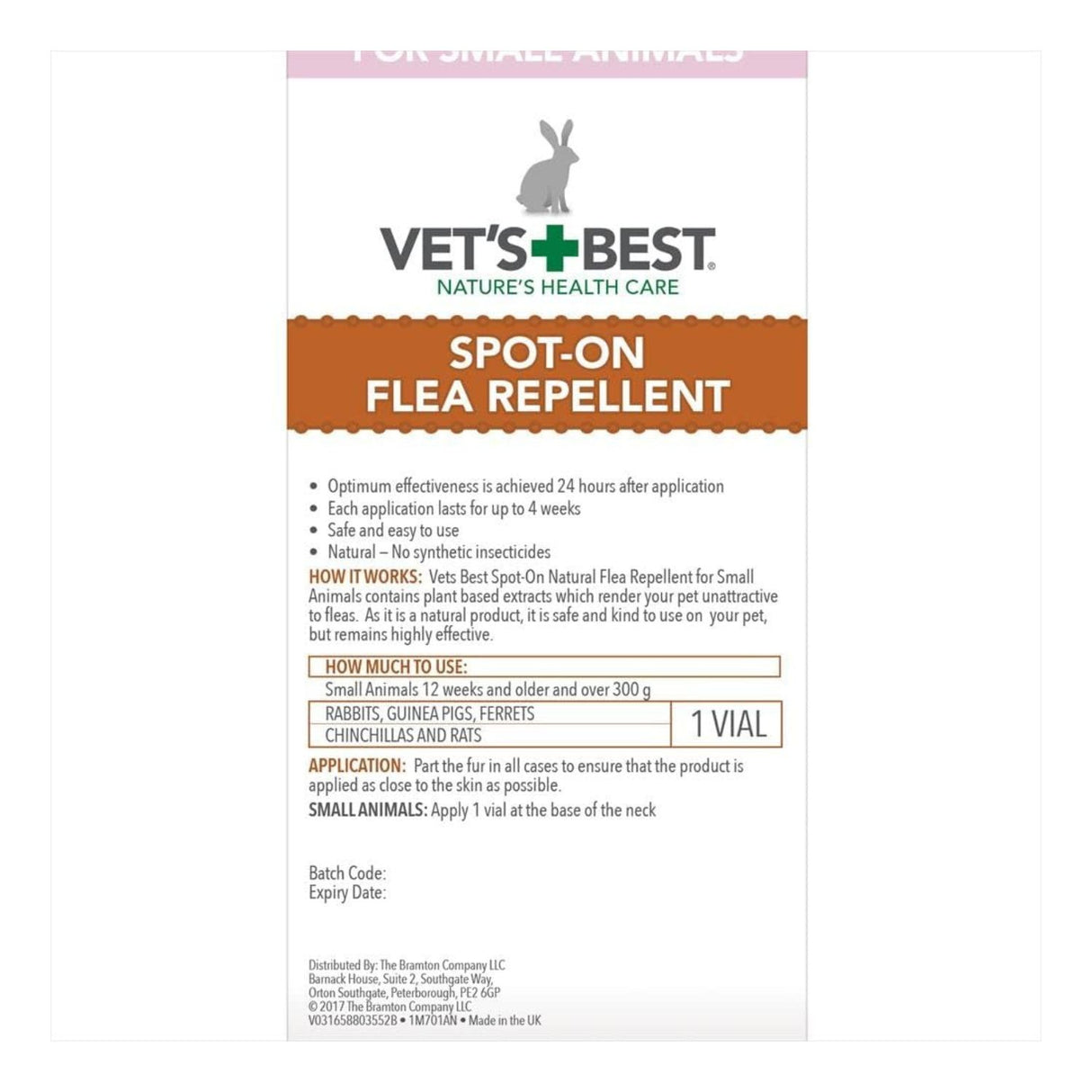 Faroe Evolving Co. Small Animals Flea and Mites Countermeasure for Rabbits