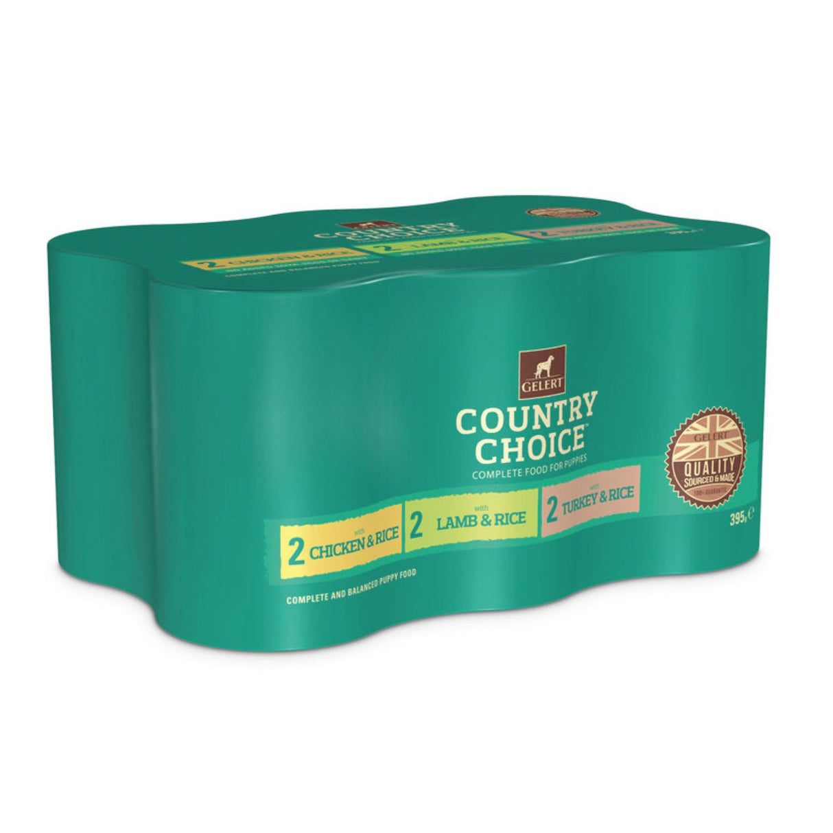 Gelert 400g Country Choice Puppy 6 Pack