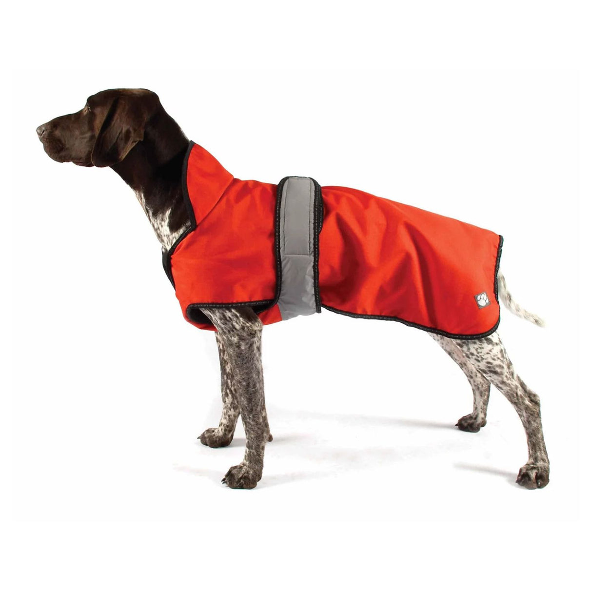 Danish Design 14" 2 in 1 Dog Coat Orange/Red