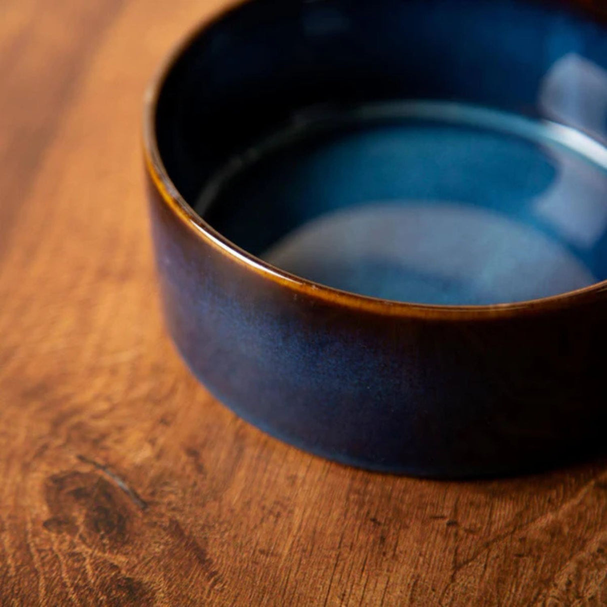 Scruffs Reactive Glaze 13cm Bowl Midnight Blue