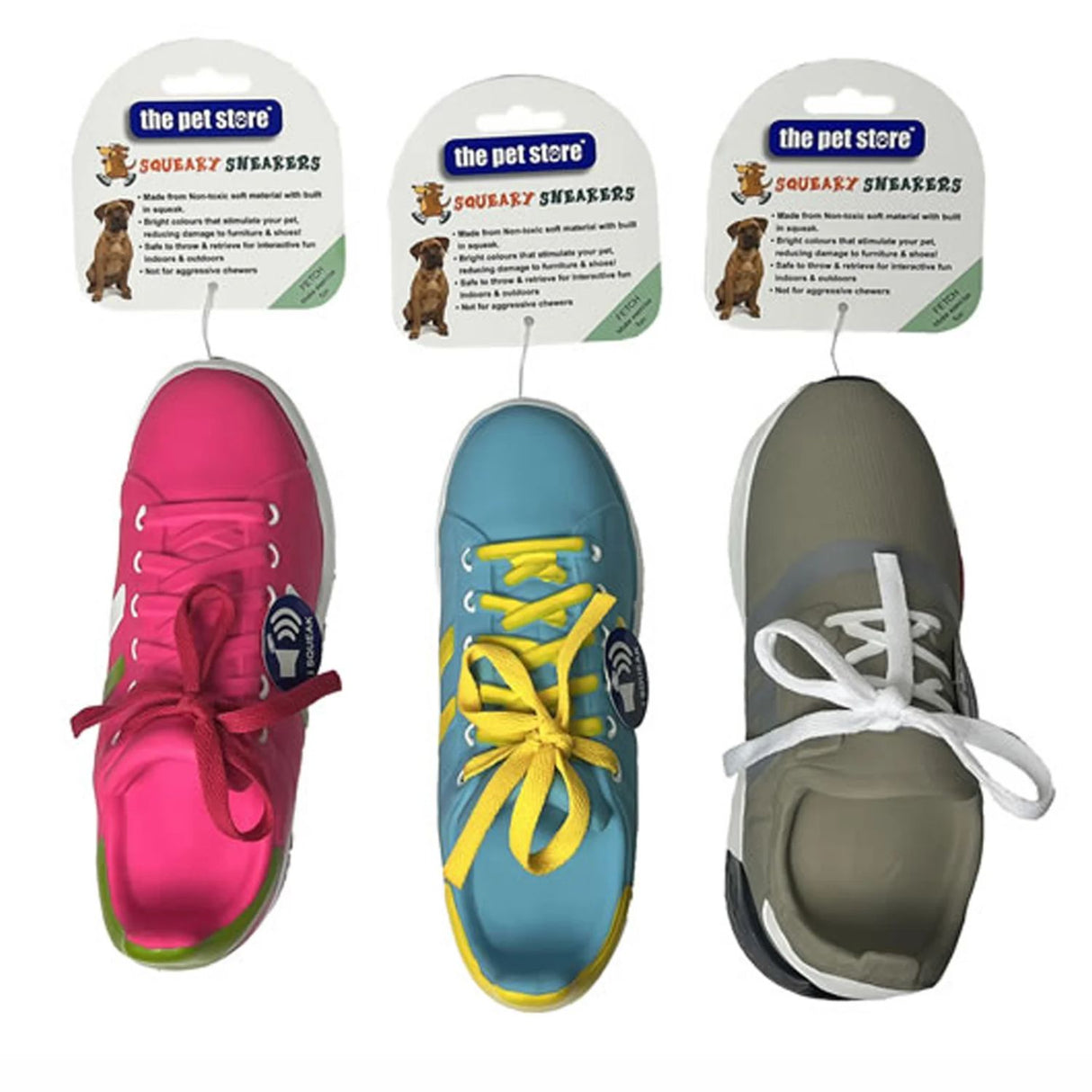 Squeaky Sneakers Dog Toy (Choice of 3)