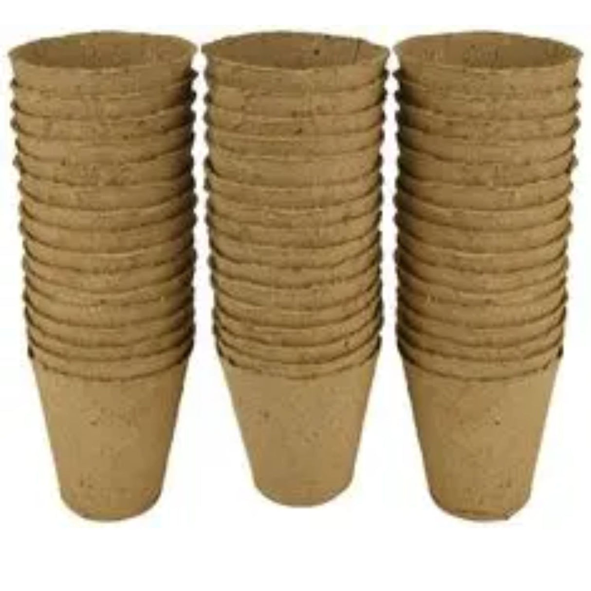 Gro-Sure Round Fibre Pots 8cm (12 Pack)