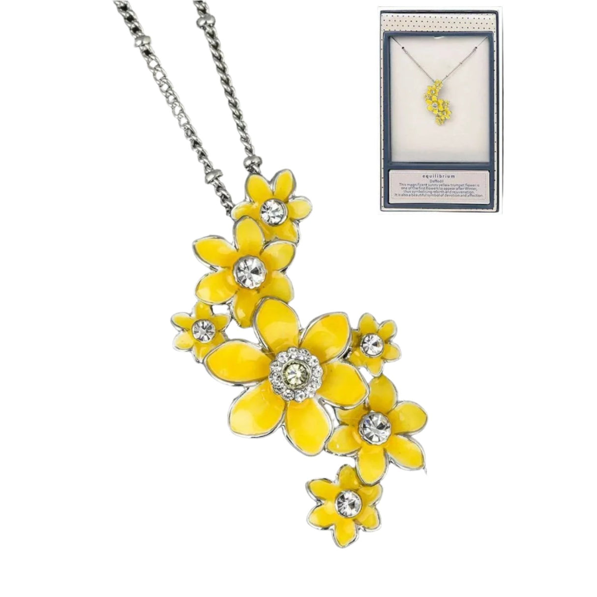 Equilibrium Radiant Daffodil Cluster Necklace