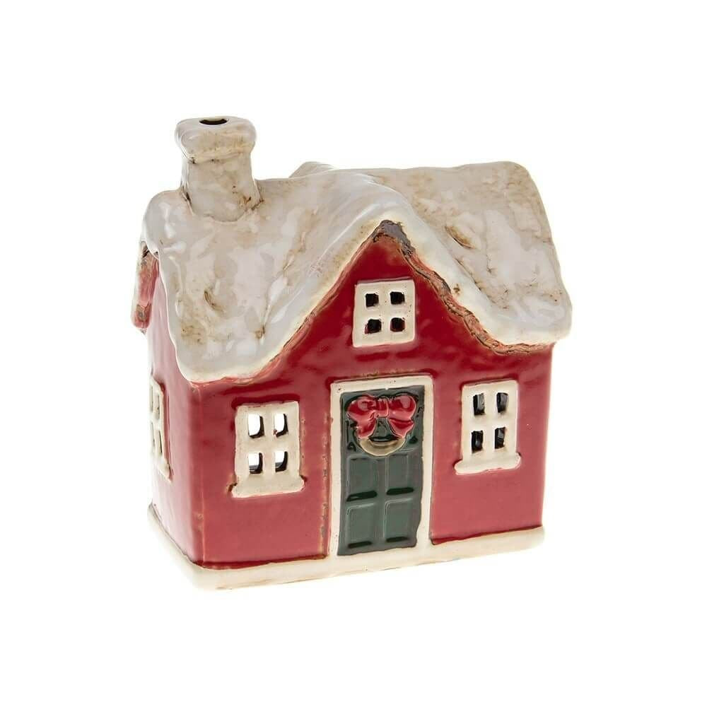 Joe Davies 15cm Village Pottery Traditional House Tealight