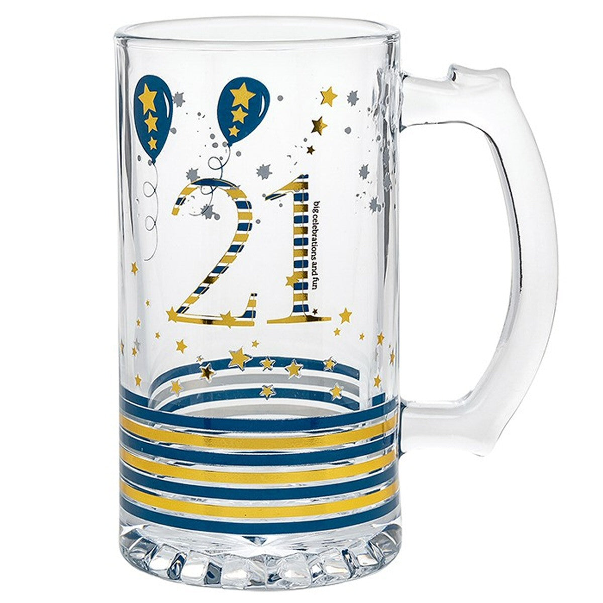 Rush Domino 21st Birthday Beer Tankard