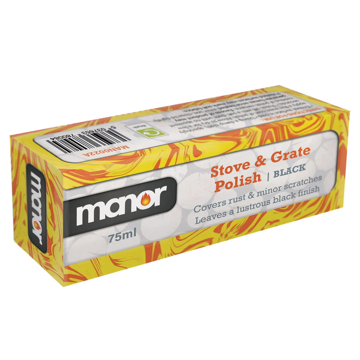 Manor 75ml Black Stove + Grate Polish