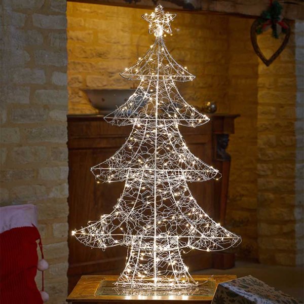 Smart Garden 300 LED Metal Frame Christmas Tree with Star