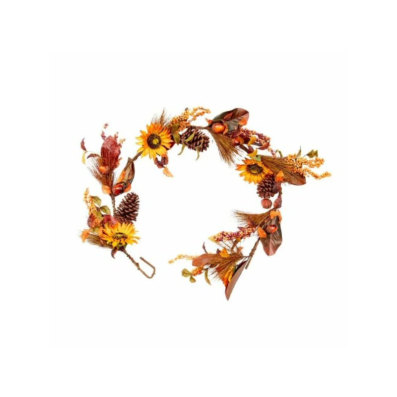 Smart Garden 180cm Autumn Golden Sunflower Garland
