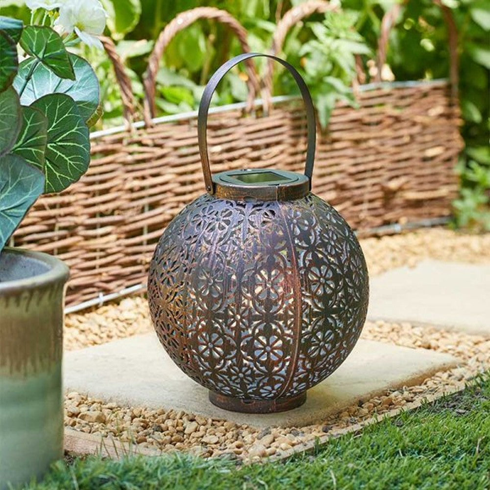 Smart Solar 5 Lumen Cool White Boulette Lantern