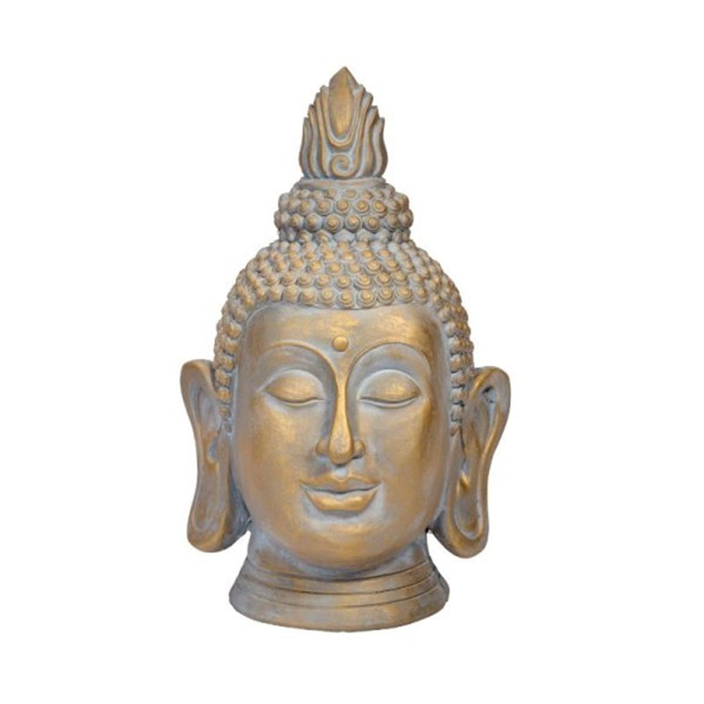 Flamboya 50cm Brushed Gold Buddha Head