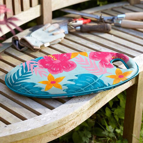 Briers 48cm Ultra Garden Kneeler Memory Foam - Tropicana Pattern