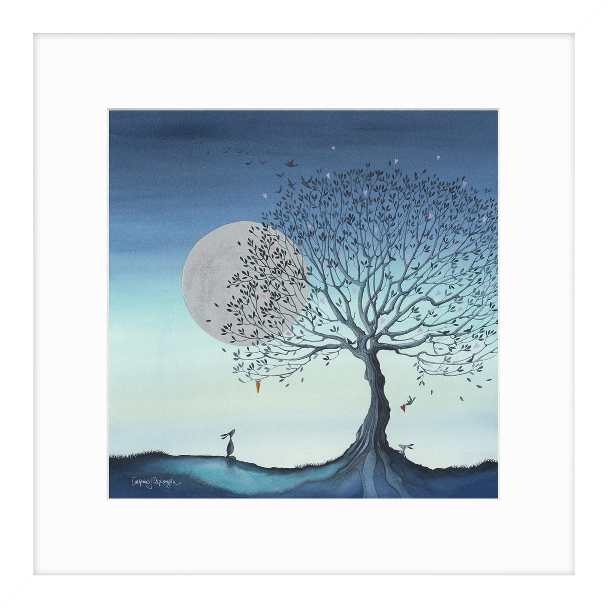 Artko 43.5cm 'Hope Moon I' Framed Print by Catherine J Stephenson - AK11870