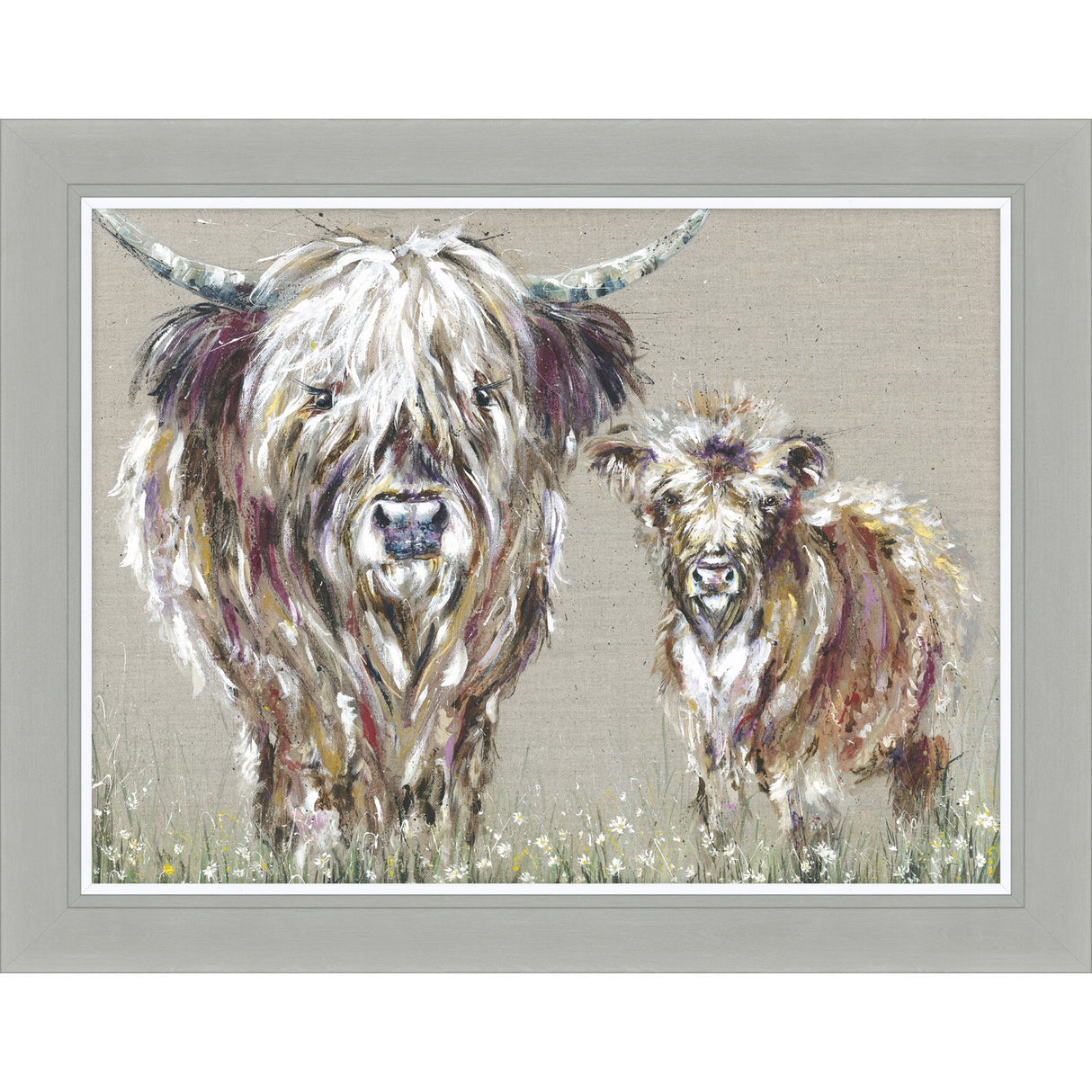Artko 92cm 'Daisy and Ted' Framed Print by Nicola Jane Rowles - AK11875
