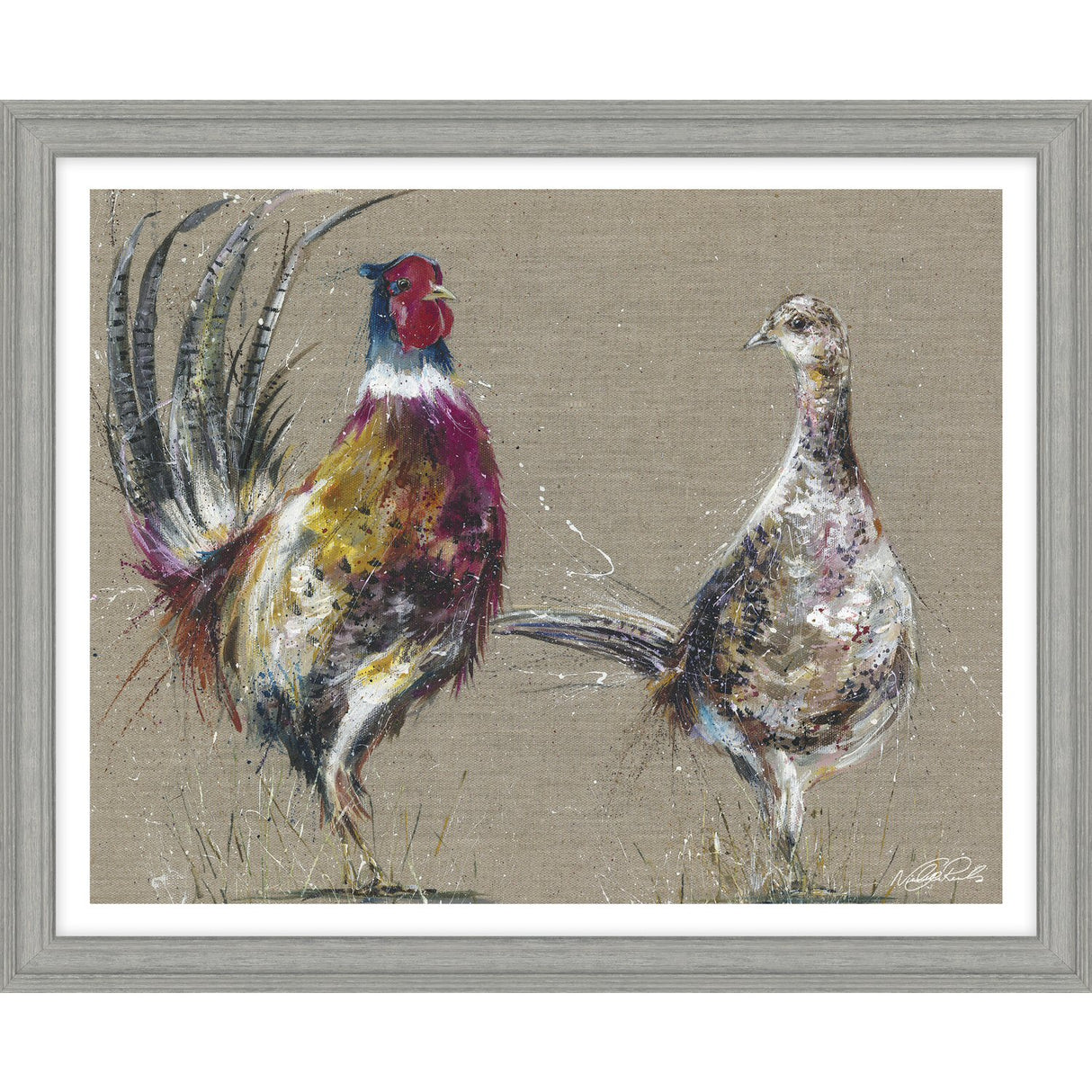 Artko 35cm 'Boy Meets Girl' Framed Print by Nicola Jane Rowles - AK12211