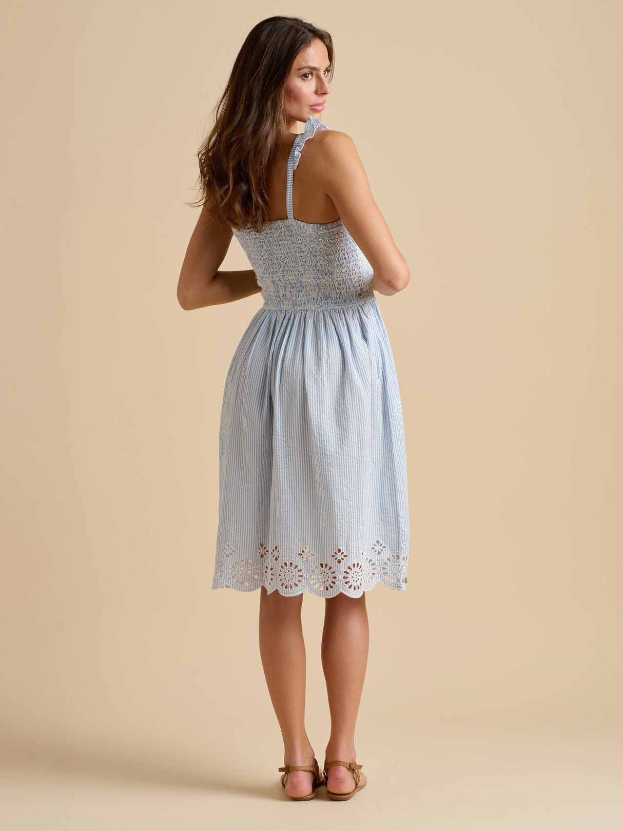 Brakeburn 18 Blue Fossil Knee Length Dress